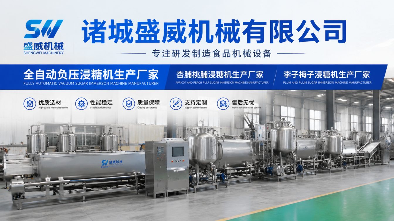 盘锦为果脯加工提供负压浸糖方案